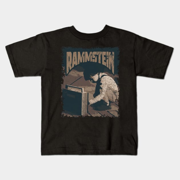 Rammstein Vintage Radio Kids T-Shirt by K.P.L.D.S.G.N